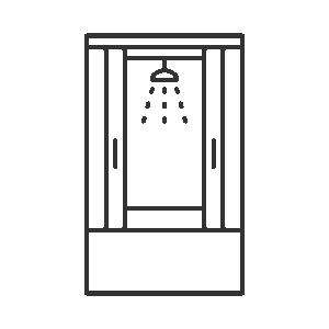 Cabina Sanitaria y Herraje Mampara