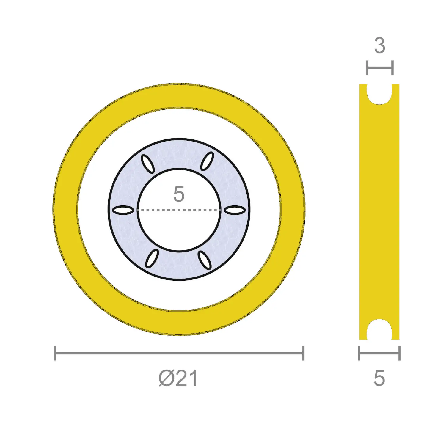 Rodamiento mosquitera 21 mm RDC05 MSGsl - Imagen 5